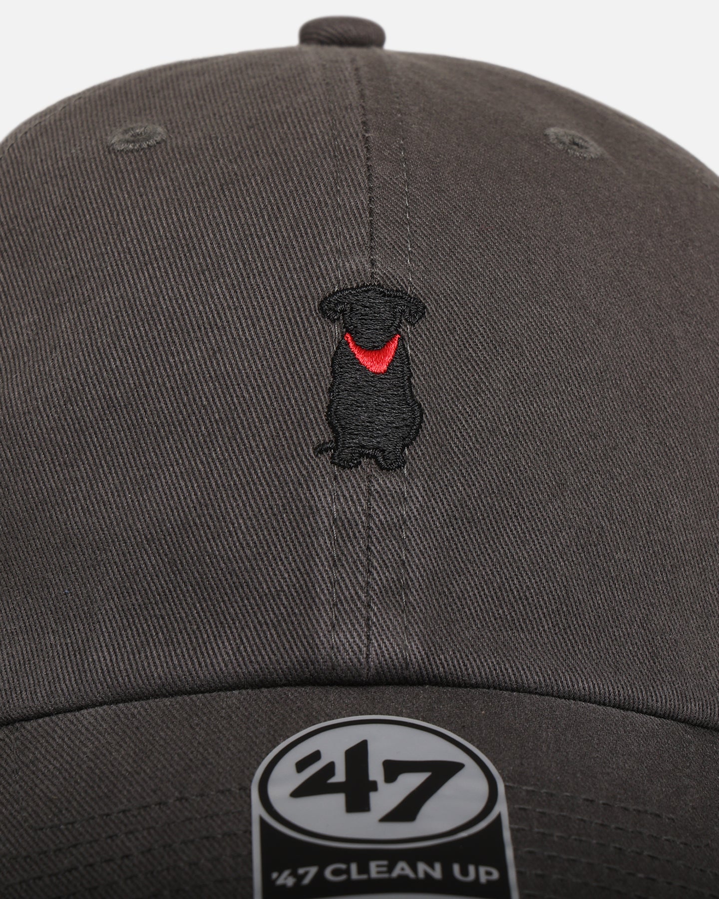 47 Brand Black Labrador 'Dog Collection' 47 Clean Up Strapback Charcoal