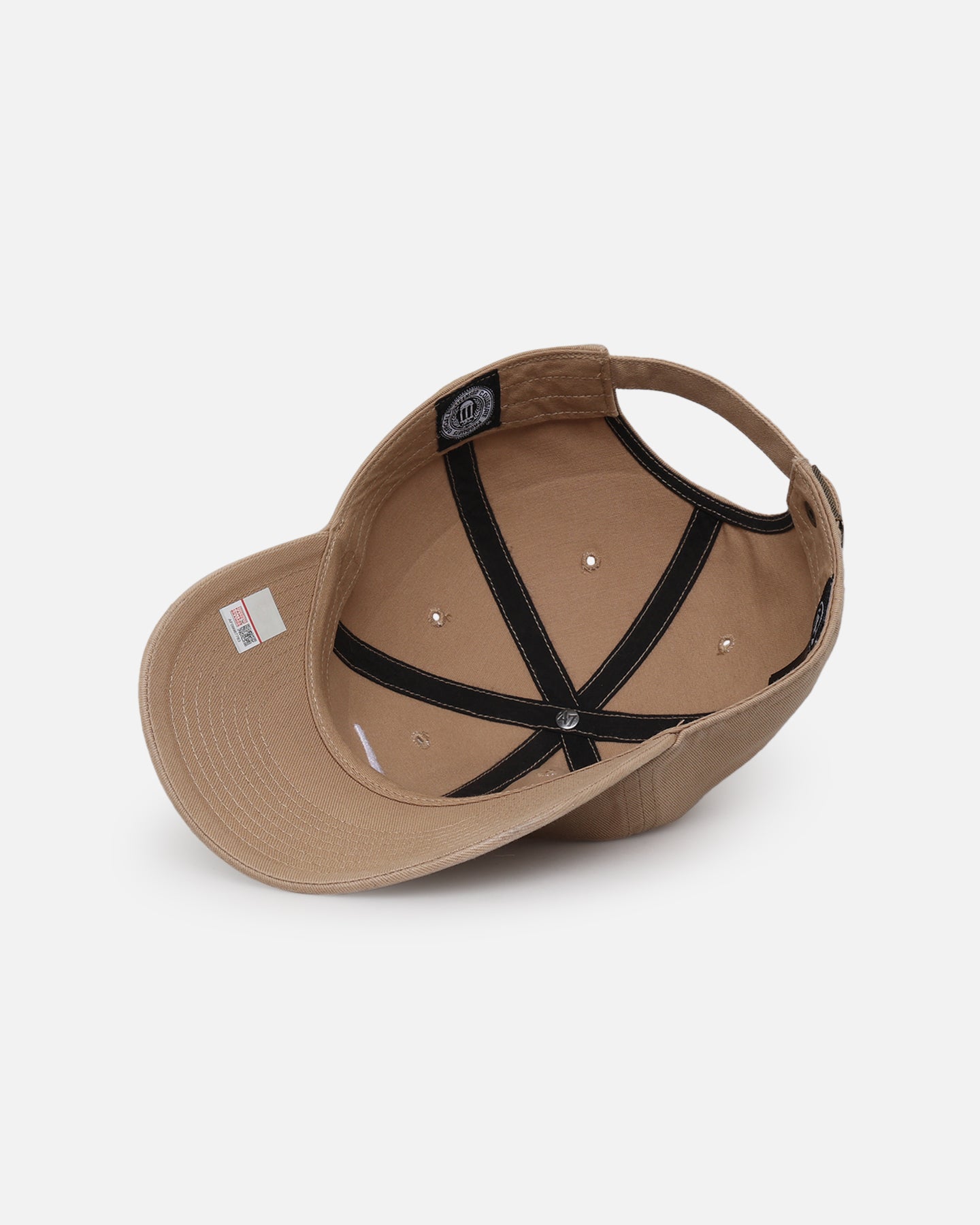 47 Brand Texas Longhorns 47 Clean Up Strapback Khaki/White