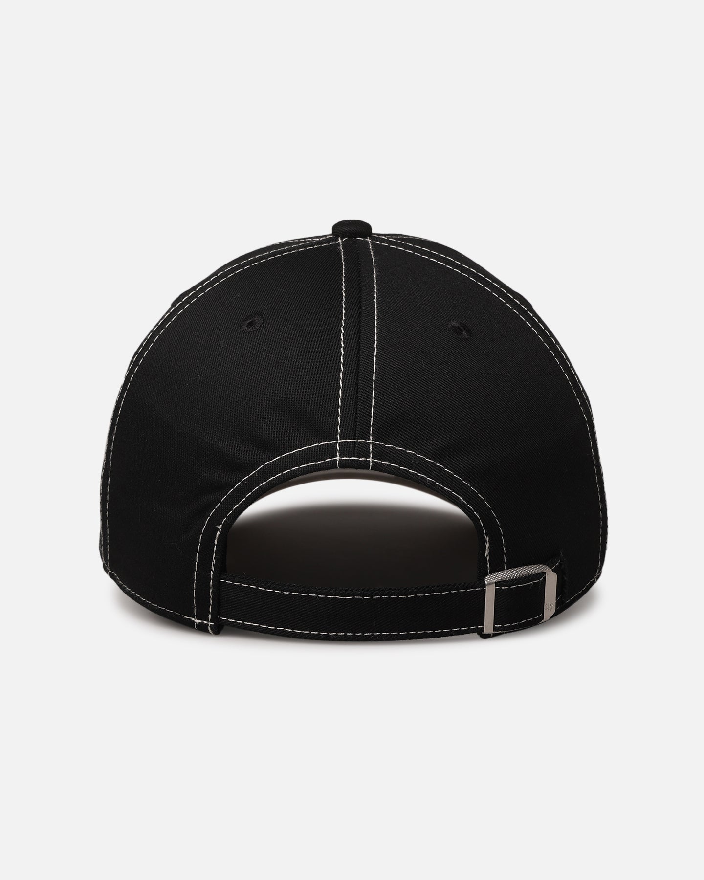 47 Brand New York Yankees 'Contrast Stitch' 47 Clean Up Strapback Black/Bone