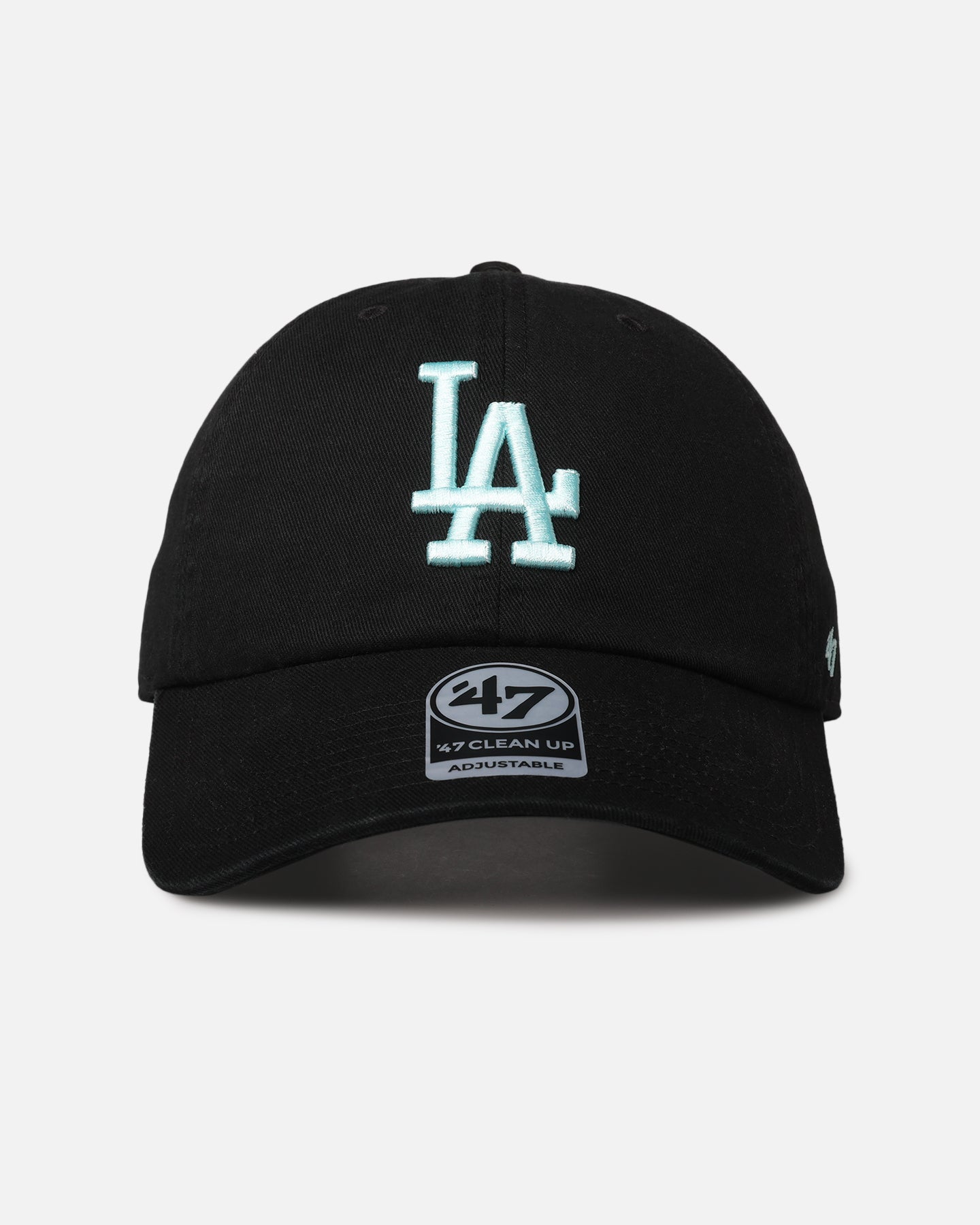 47 Brand Los Angeles Dodgers 47 Clean Up Strapback Black/Turquoise