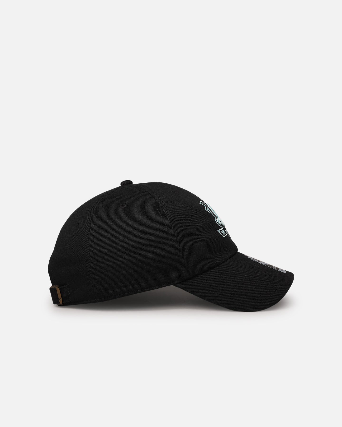 47 Brand Anaheim Ducks 47 Clean Up Strapback Black/Turquoise