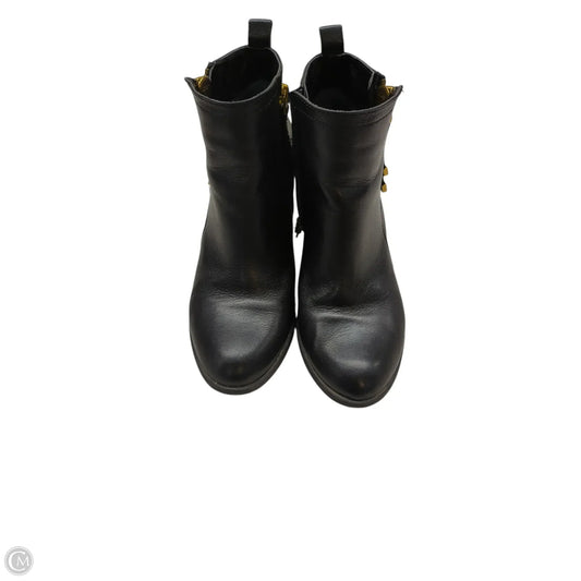 Boots Ankle Heels By Franco Sarto In Black, Size: 7