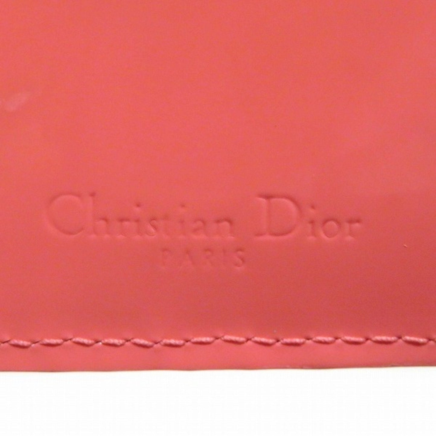 CHRISTIAN DIOR Dior Lady Cannage Card Holder Coin Purse Case Women's Accessory