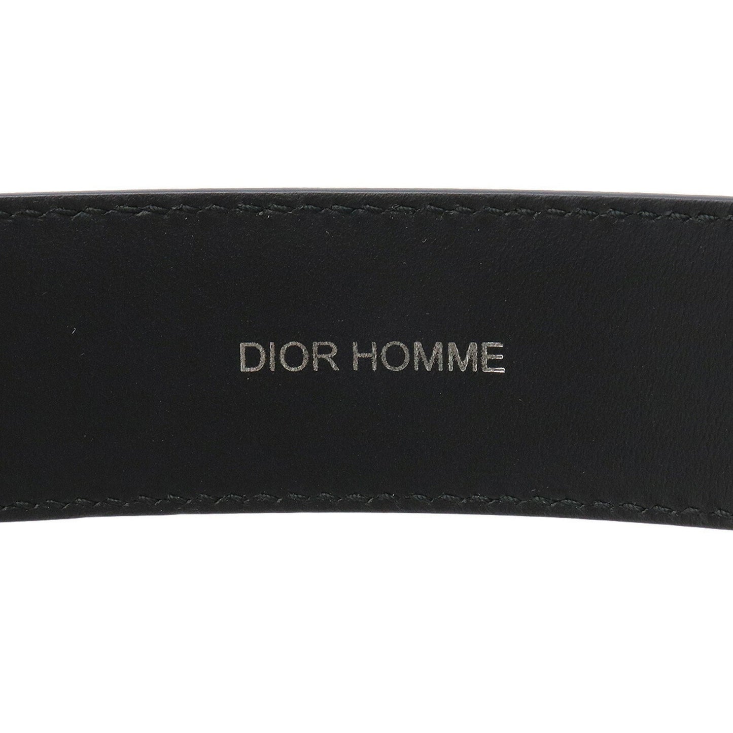 CHRISTIAN DIOR DIOR HOMME Homme belt leather green multicolor #90