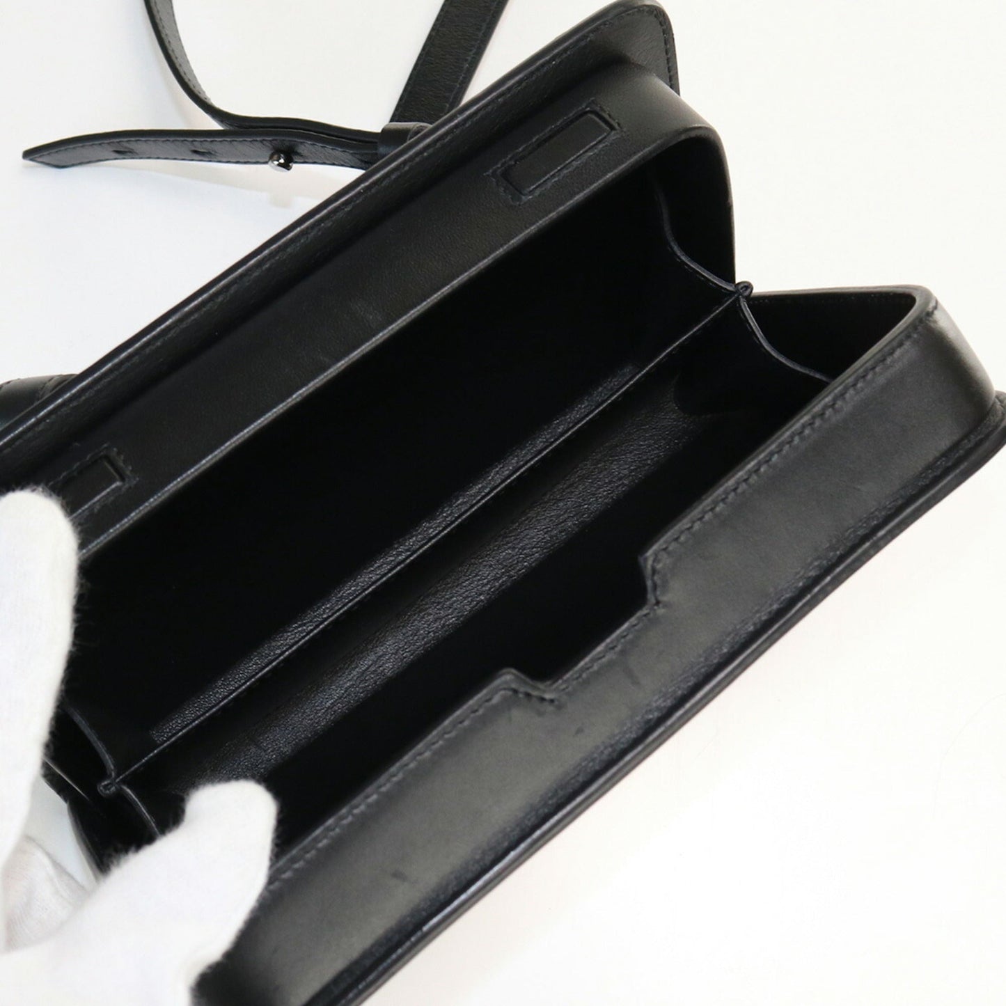 CHRISTIAN DIOR Dial Ultra 2LECA341NDE Body Bag Leather Ladies