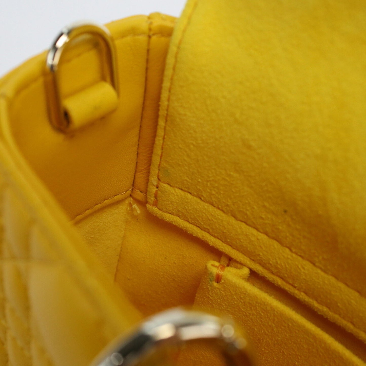 CHRISTIAN DIOR Canage Handbag Lady Lambskin Women's