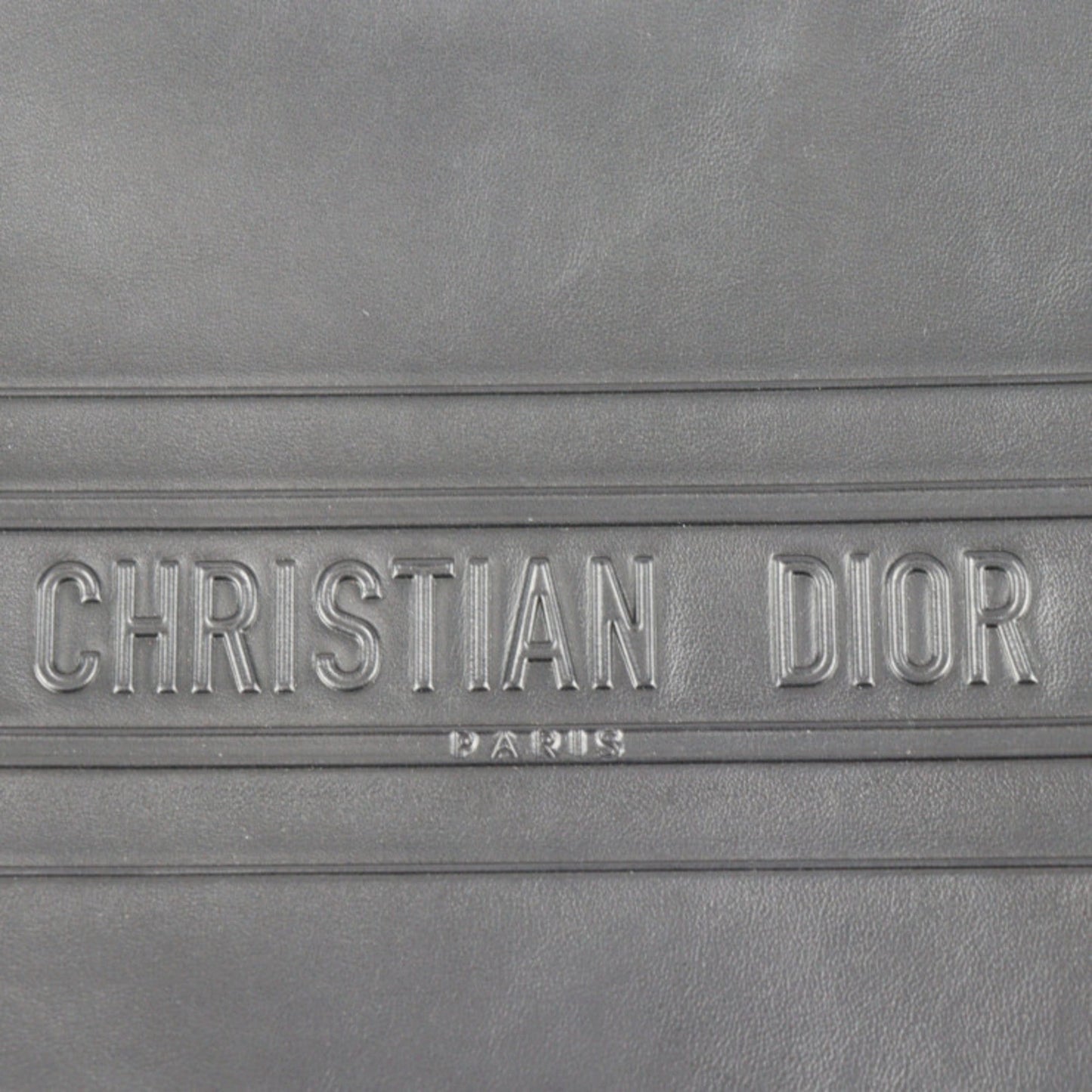 CHRISTIAN DIOR clutch bag 19S5543CGSB leather black gold metal fittings