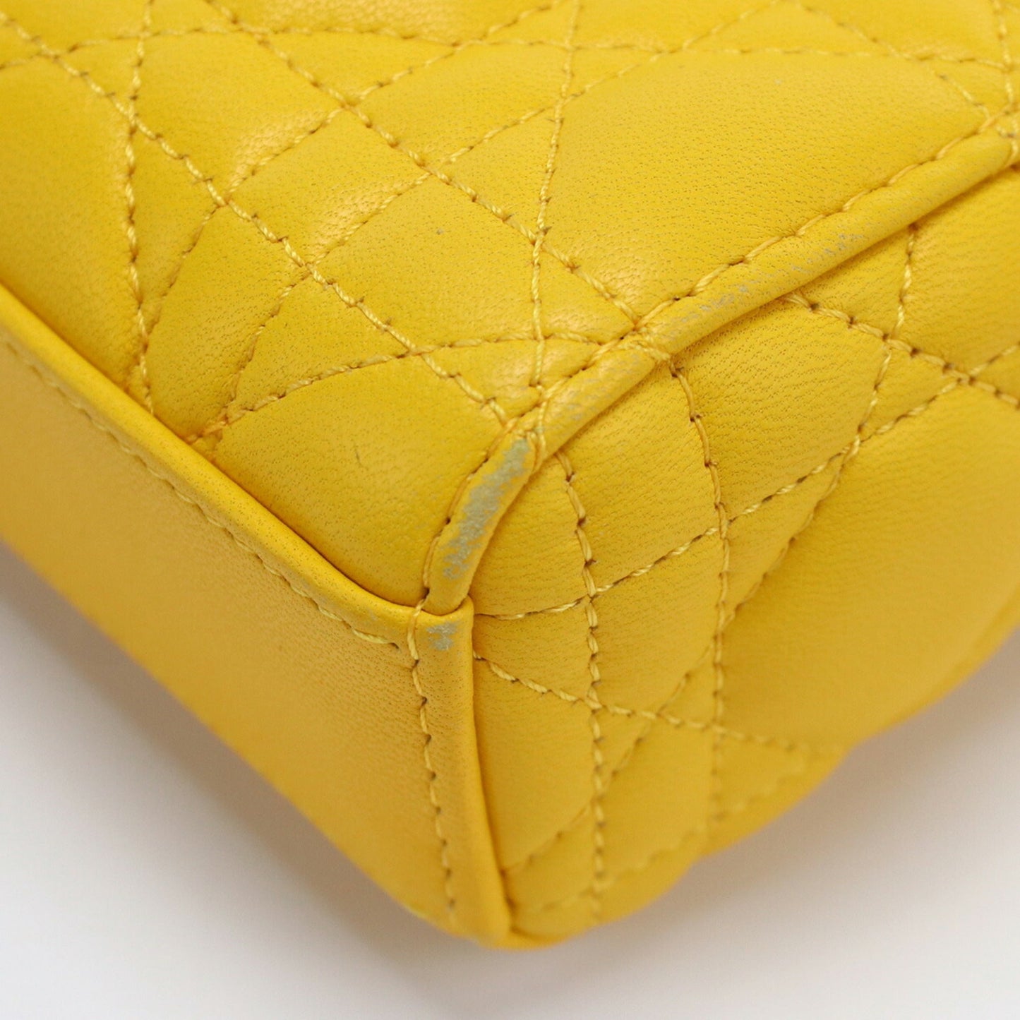 CHRISTIAN DIOR Canage Handbag Lady Lambskin Women's