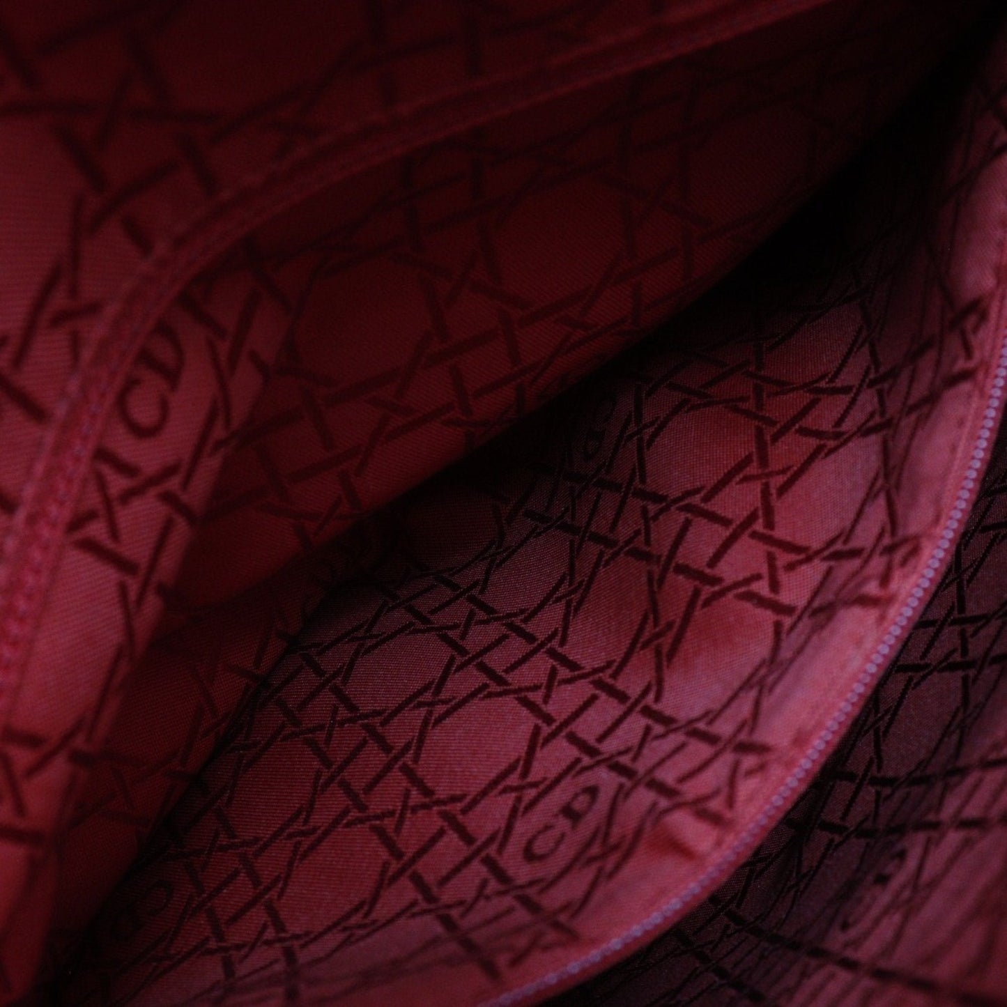 CHRISTIAN DIOR Dior Christian Lady Large Handbag Canage 2WAY Shoulder Calf Black/Gold Hardware Ladies