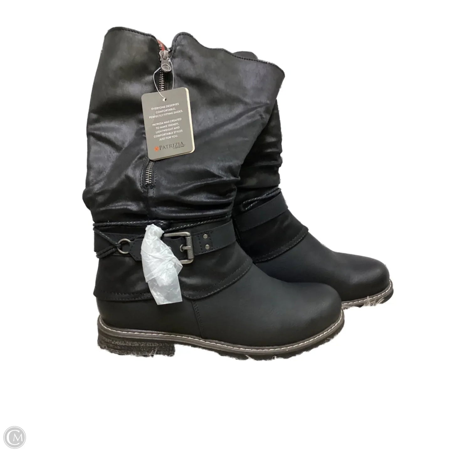 Boots Ankle Heels By Clothes Mentor In Black, Size: 11