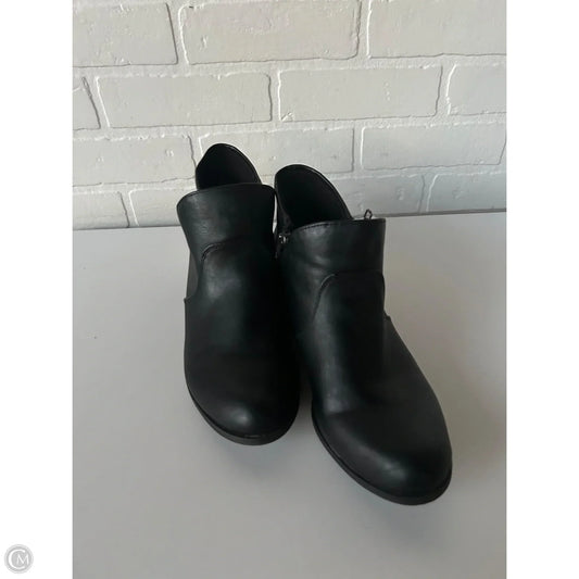 Boots Ankle Flats By Clothes Mentor In Black, Size: 9