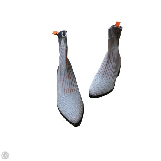 Boots Ankle Heels By Clothes Mentor In Blue, Size: 6