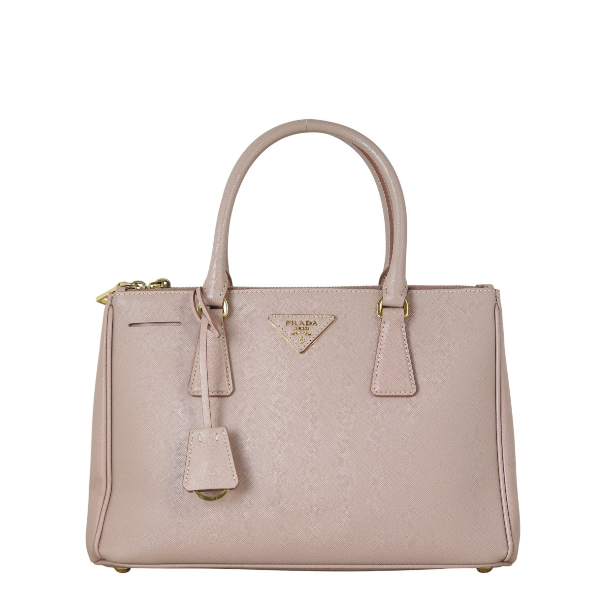 Prada Saffiano Lux Galleria Double Zip Tote Small