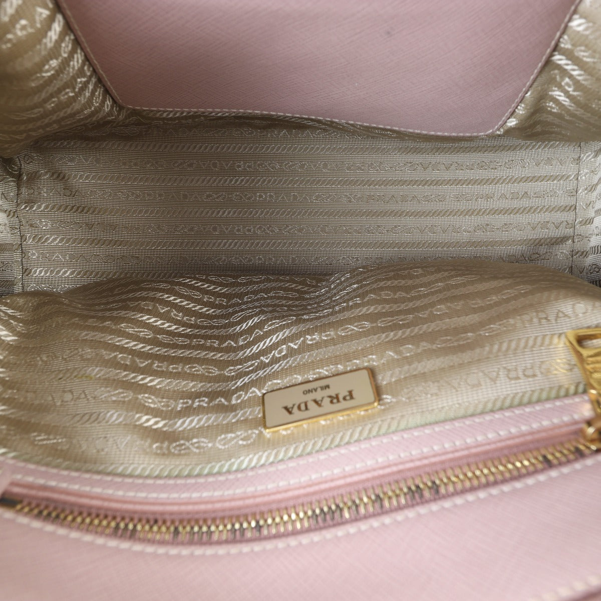 Prada Saffiano Lux Galleria Double Zip Tote Small