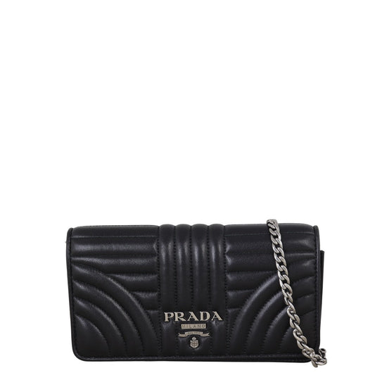 Prada Diagramme Nappa Mini Shoulder Bag
