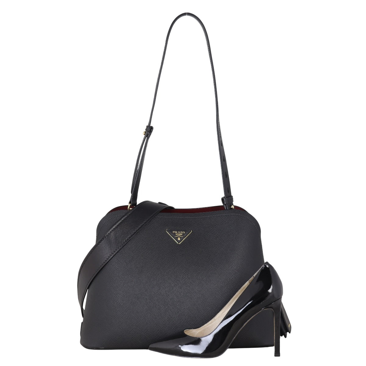 Prada Saffiano Cuir Matinee Bag Medium