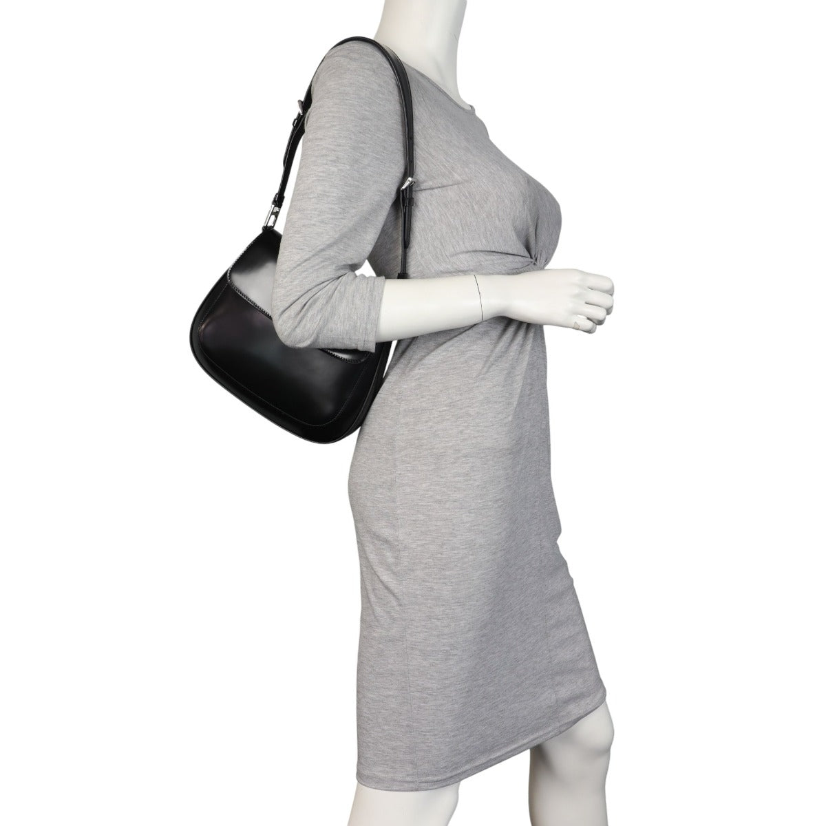 Prada Cleo Shoulder Bag Brushed Leather