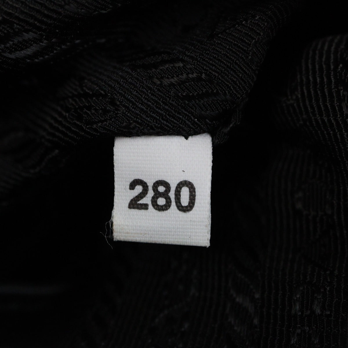 Prada Logo Triangle Leather Shoulder Bag