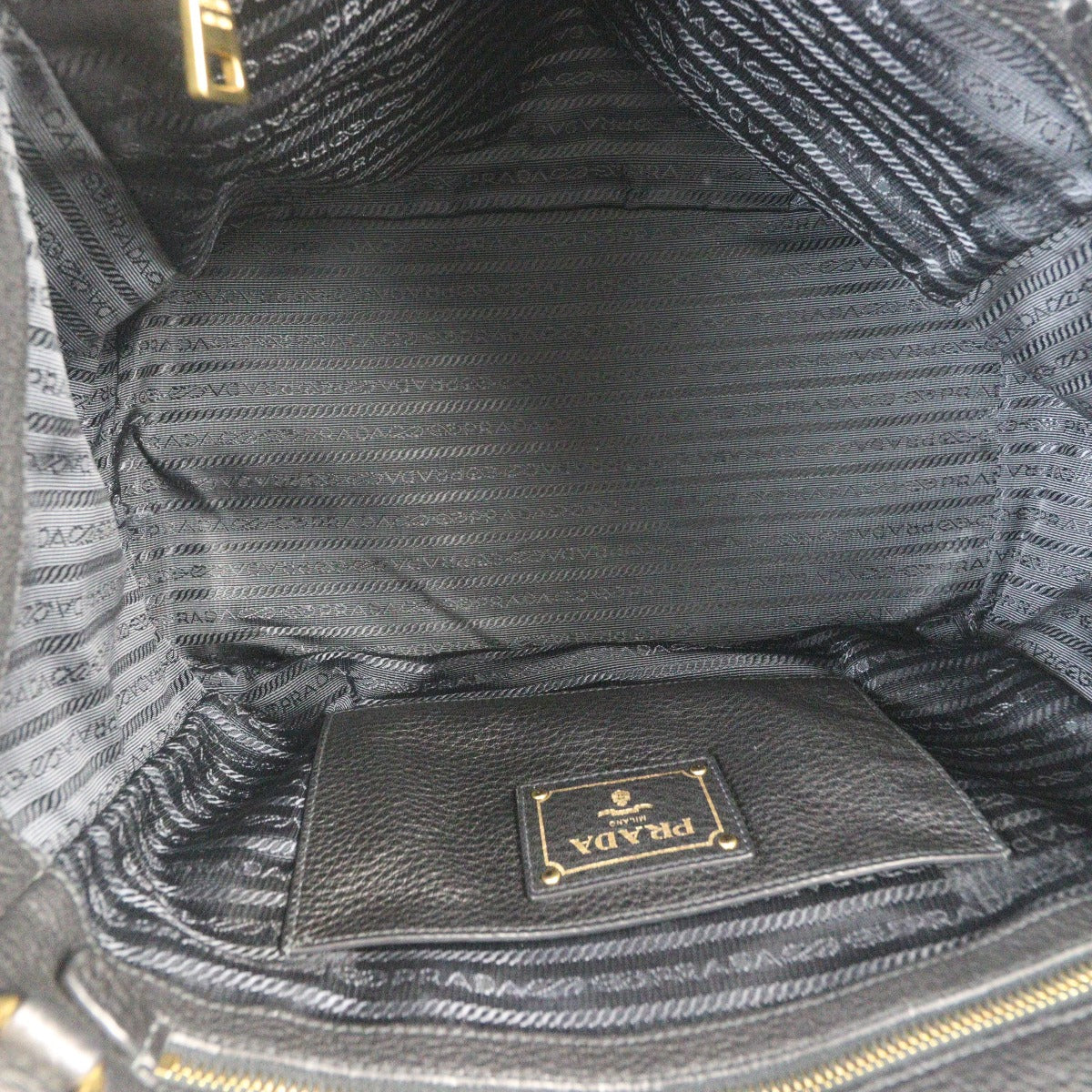 Prada Vitello Daino Shopping Tote