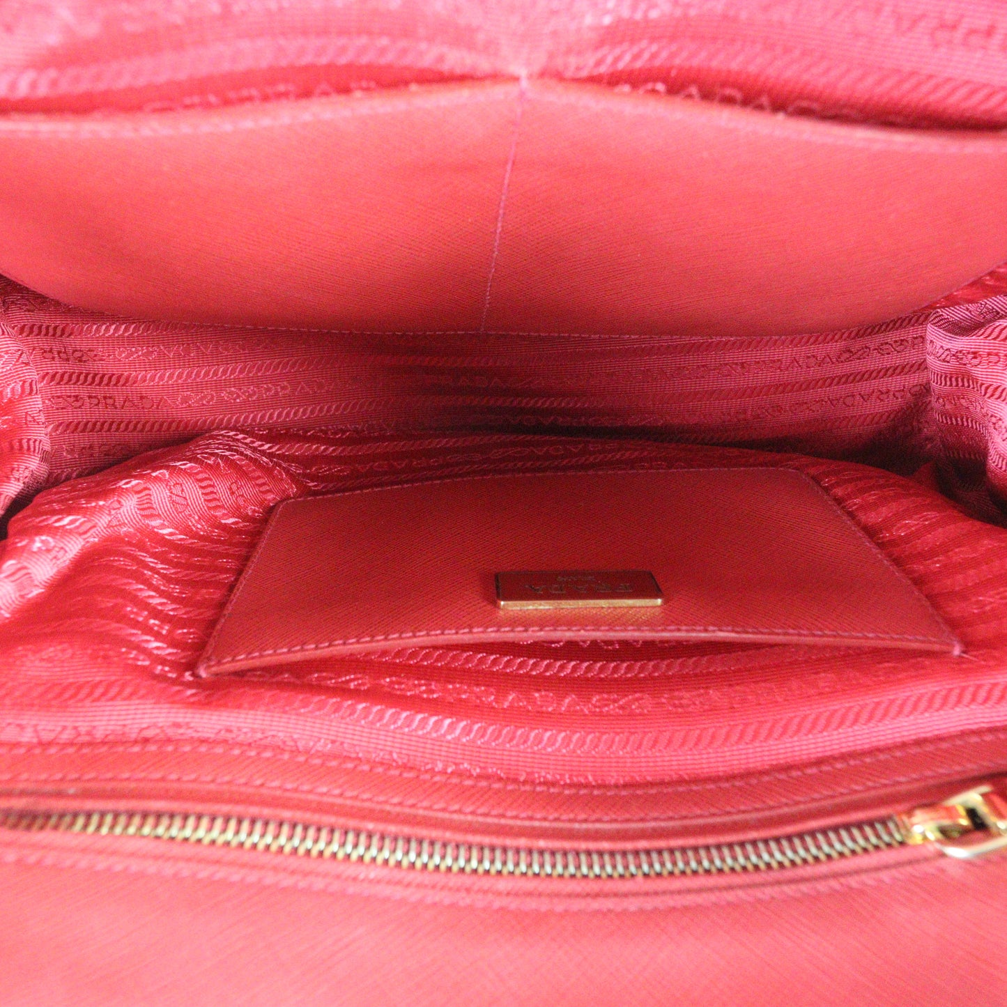 Prada Saffiano Lux Galleria Double Zip Tote Medium