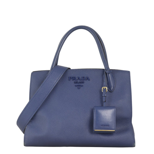 Prada Saffiano Cuir Monochrome Medium Bag