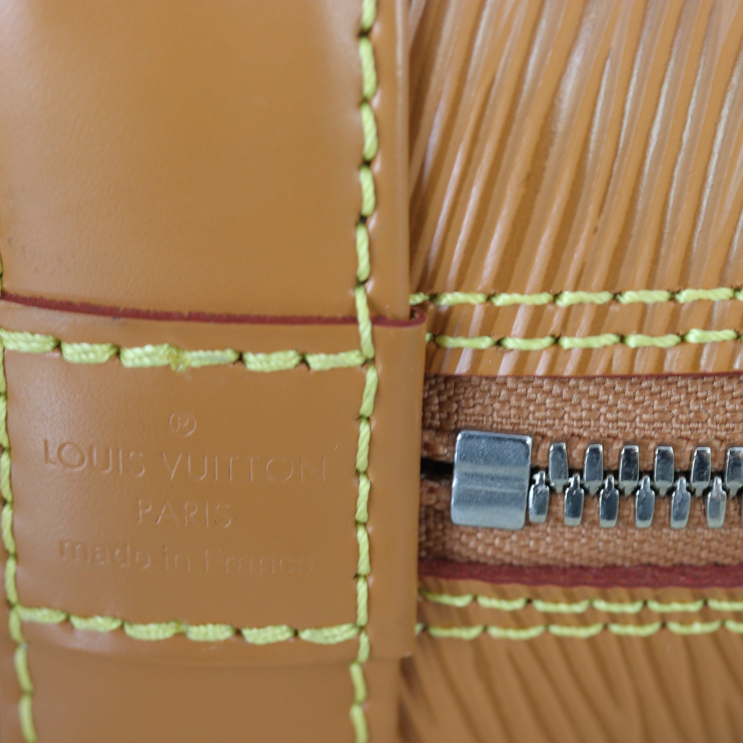 Louis Vuitton Alma BB Epi with Embroidered Strap