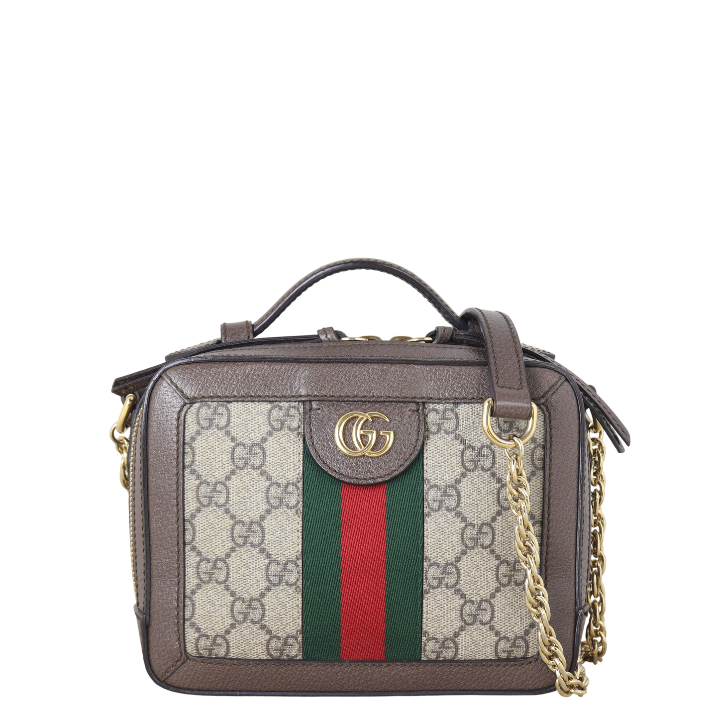 Gucci Ophidia GG Supreme Mini Top Handle Shoulder Bag