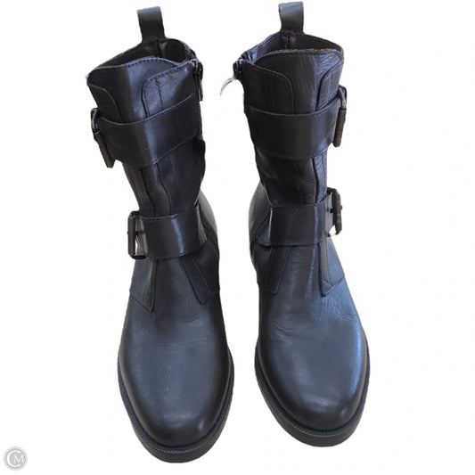 Boots Ankle Heels By Clothes Mentor In Brown, Size: 7.5