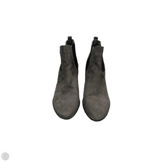 Boots Ankle Heels By Clothes Mentor In Black, Size: 8.5