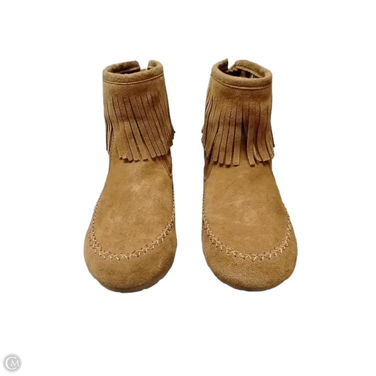 Boots Ankle Flats By Clothes Mentor In Tan, Size: 6