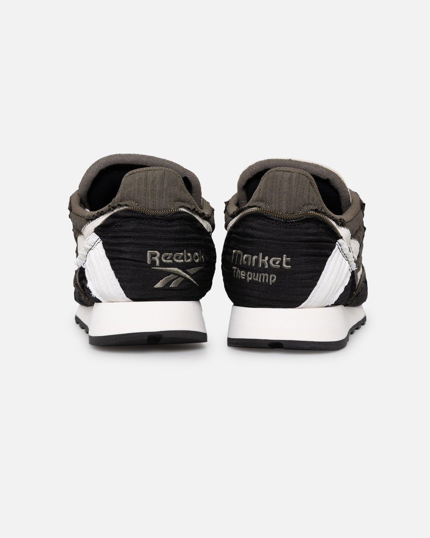 Reebok X MARKET Classic Leather Pump Army Green/Core Black