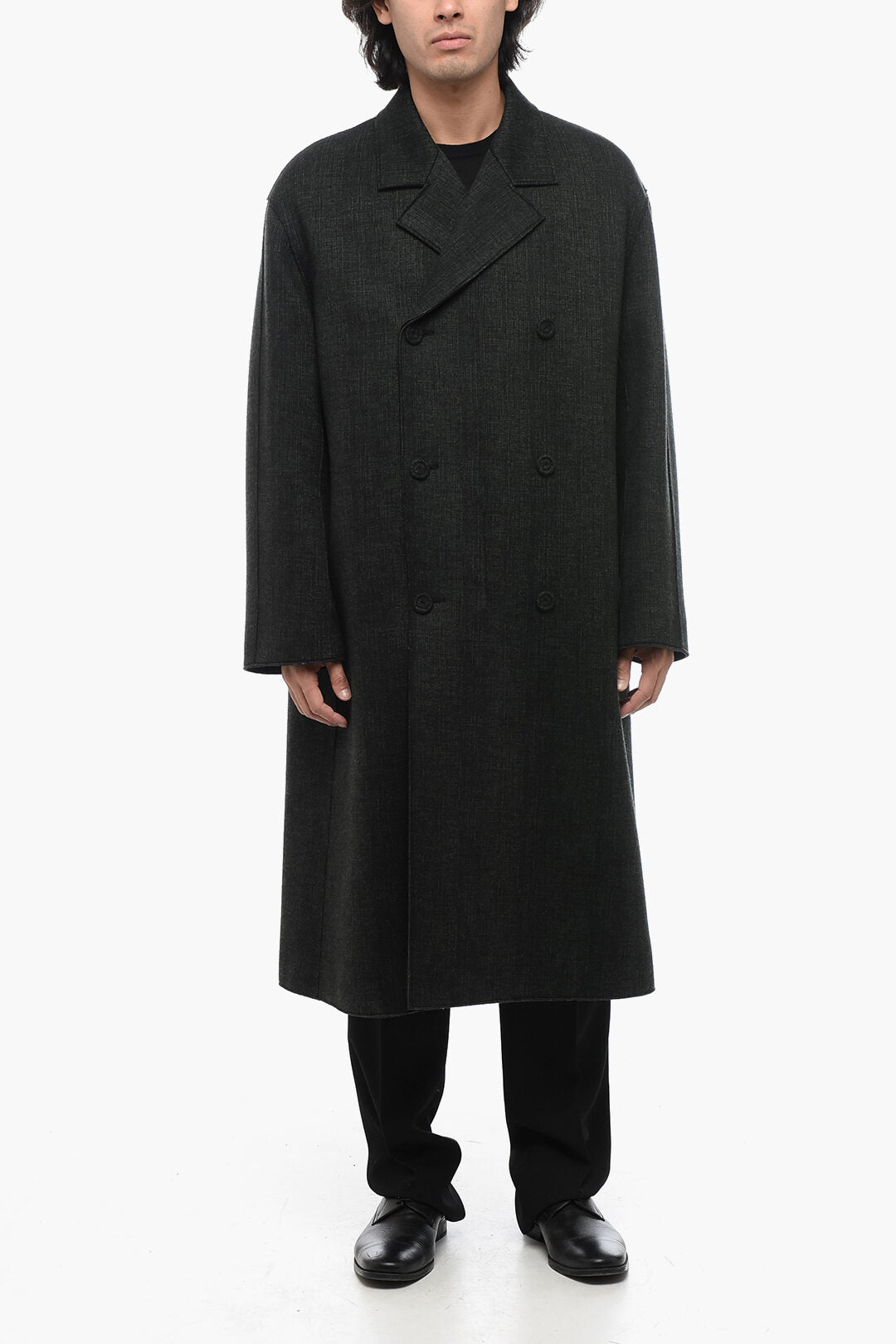 Dior Unlined Double-Breasted Wool Coat