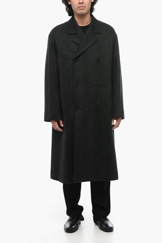 Dior Unlined Double-Breasted Wool Coat