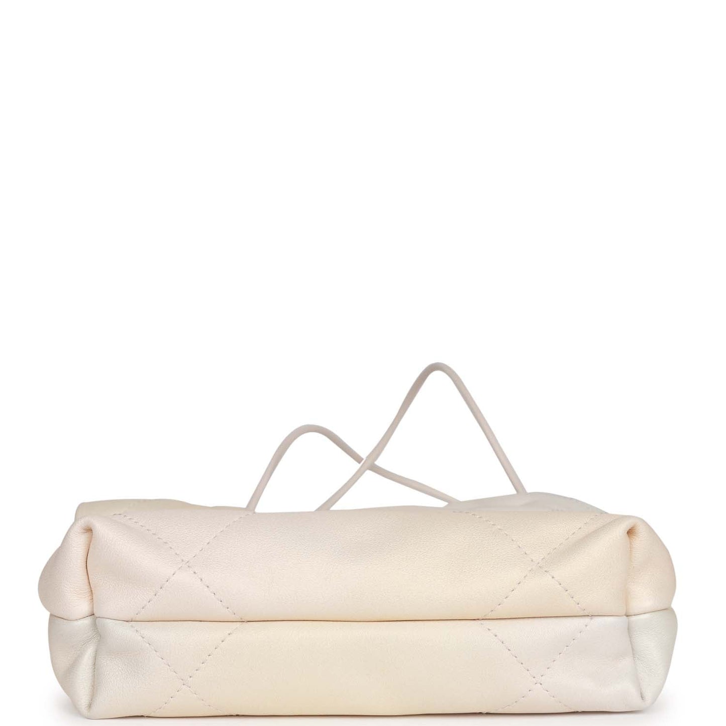 Chanel Mini 22 Bag Champagne Iridescent Calfskin Gold Hardware