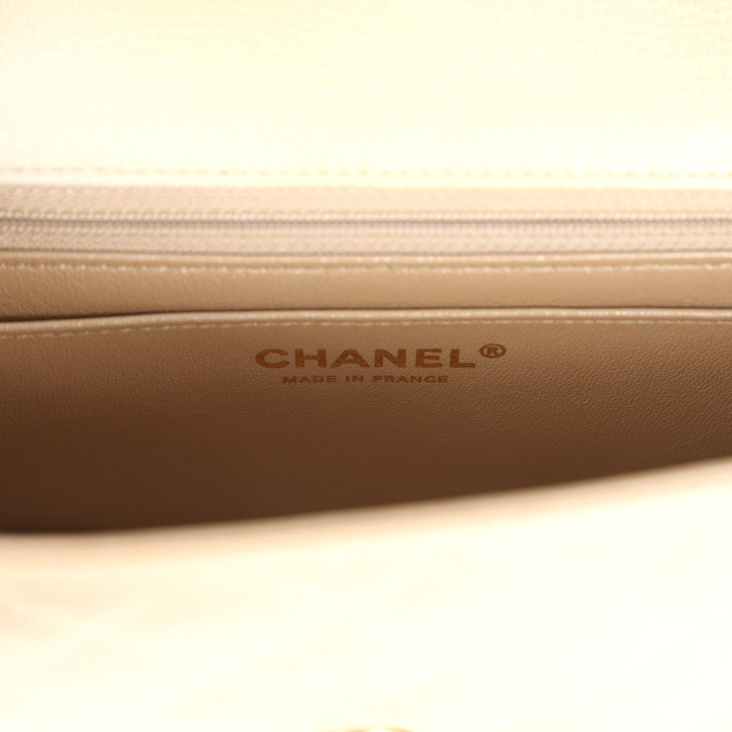 Chanel Mini Rectangular Flap Bag Gold Ombre Chevre Calfskin Antique Gold Hardware