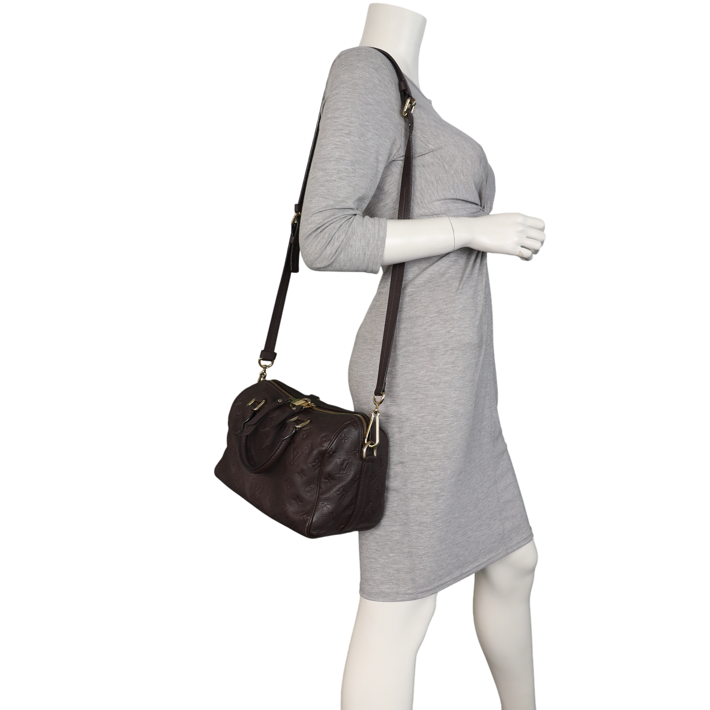 Louis Vuitton Speedy 25 Bandouliere Monogram Empreinte