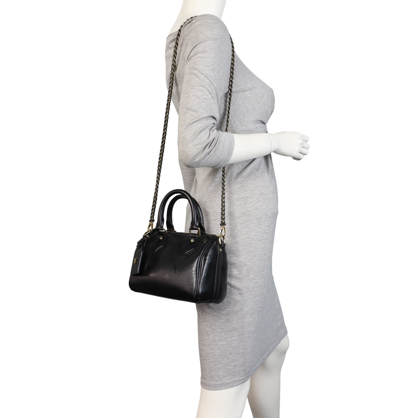 Louis Vuitton Speedy BB Bandouliere Monogram Ink