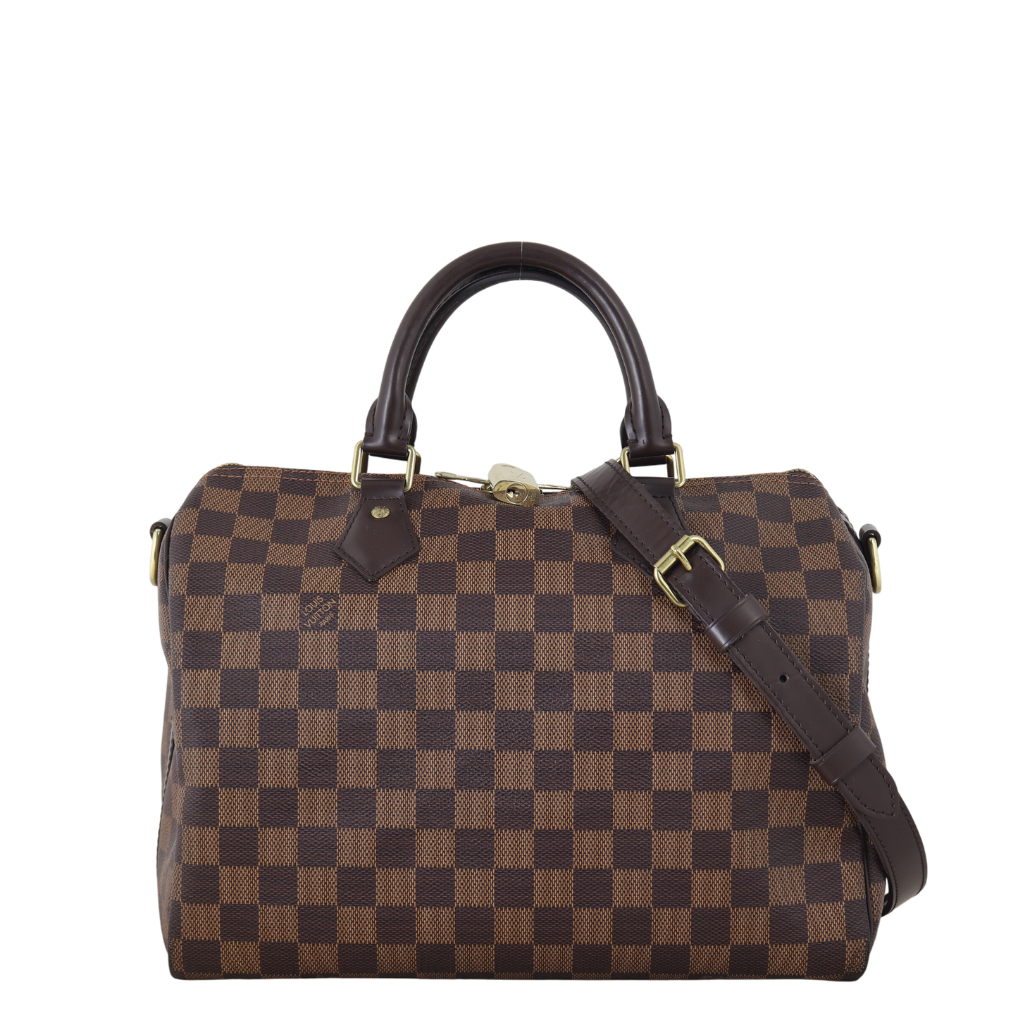 Louis Vuitton Speedy 30 Bandouliere Damier Ebene