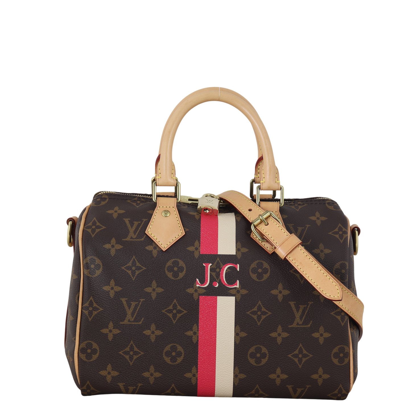Louis Vuitton Speedy 25 Bandouliere Monogram My LV Heritage