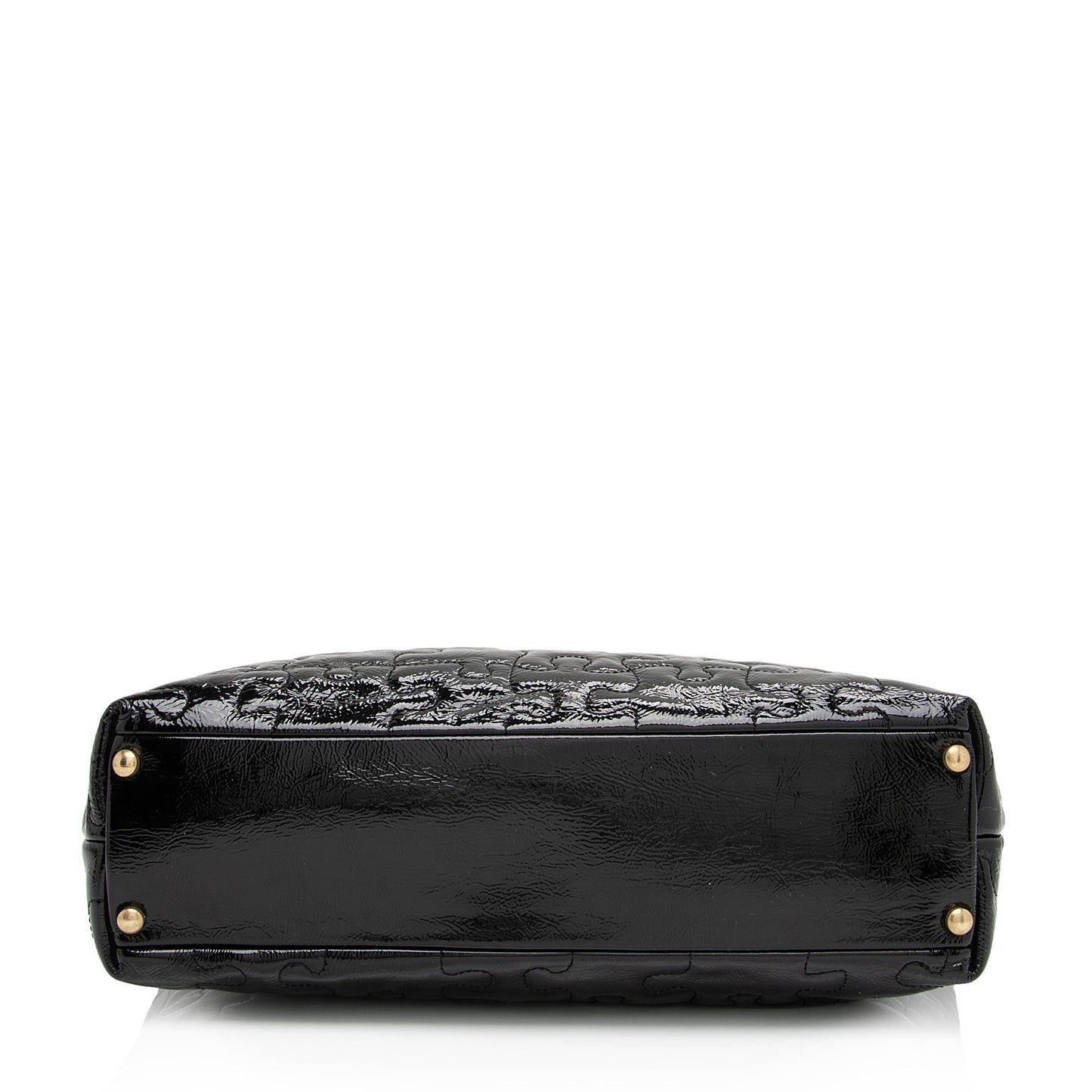 Chanel Patent Leather Puzzle Tote (SHF-uPxGaG)