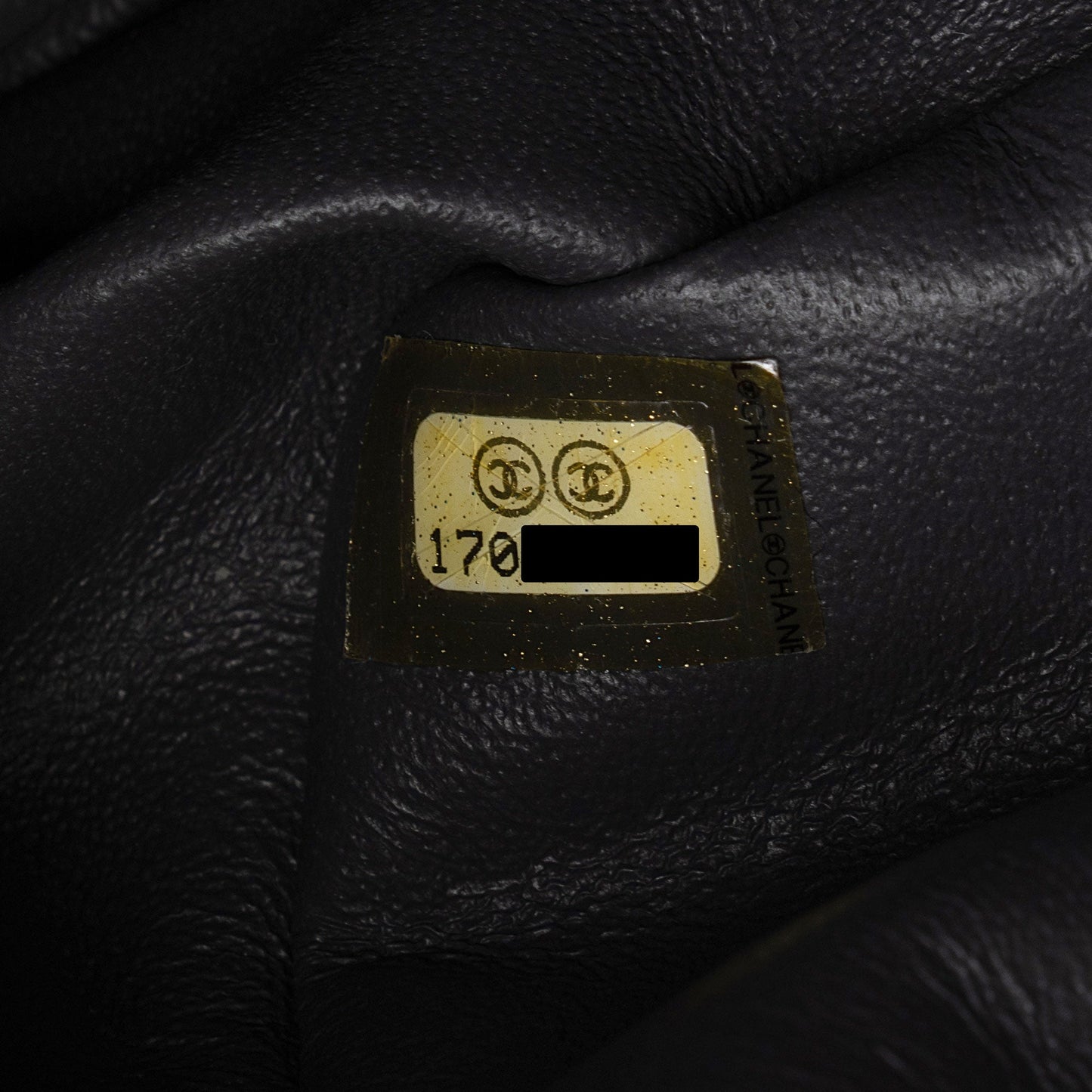 Chanel Patent Leather Stripe Classic Jumbo Double Flap Bag (SHF-xHciHb)