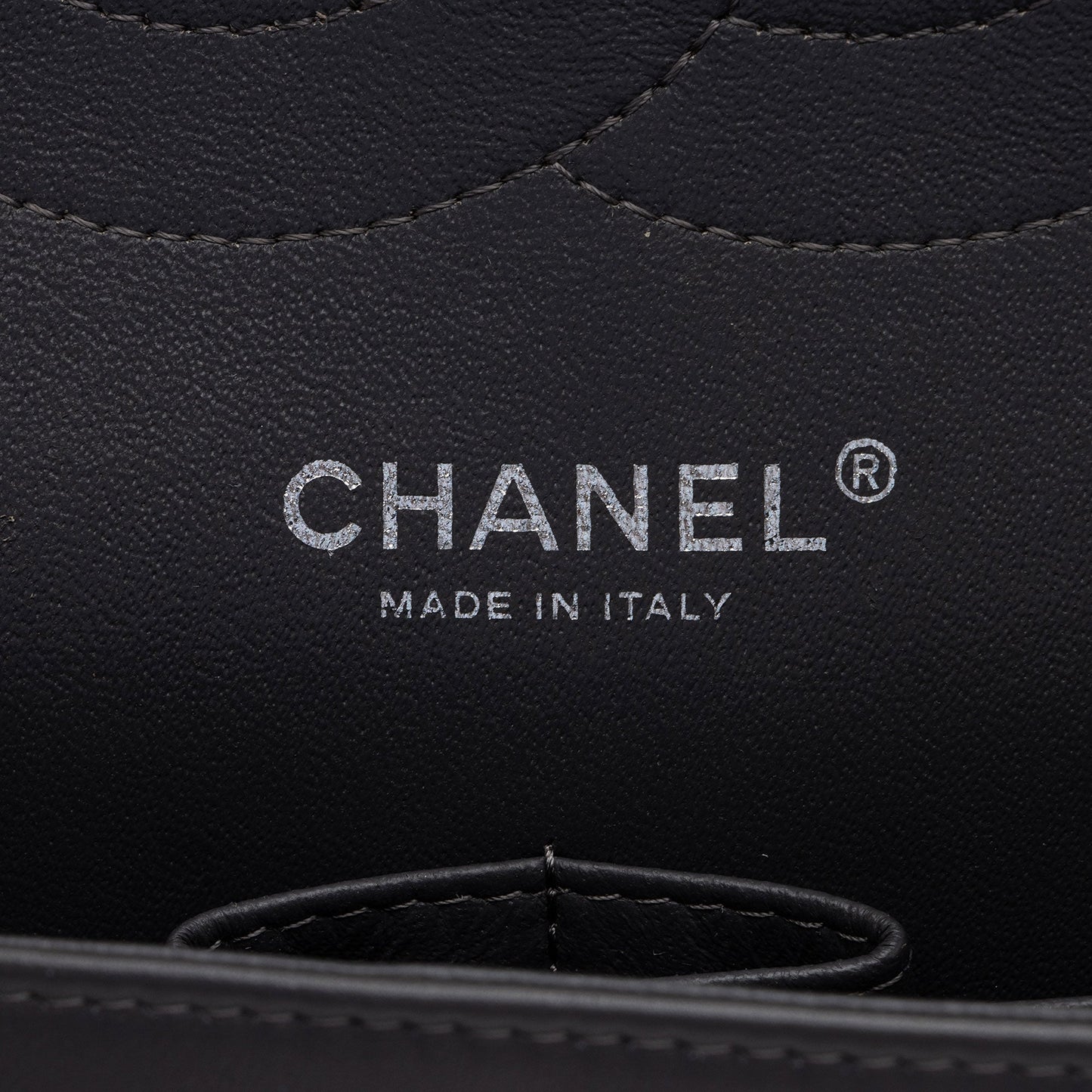 Chanel Patent Leather Stripe Classic Jumbo Double Flap Bag (SHF-xHciHb)