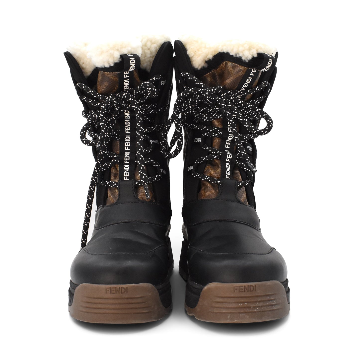 Fendi Zucca Snow Boots - Women's 37.5