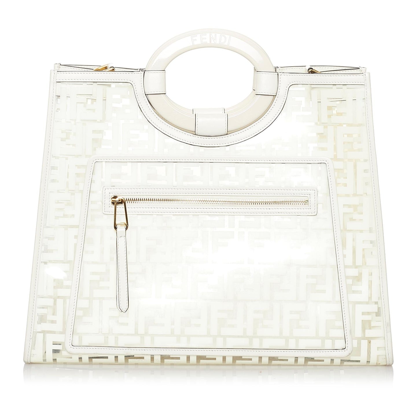 Fendi Zucca Runaway Shopper Satchel (SHG-29776)