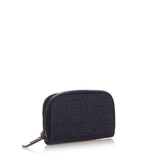 Fendi Zucchino Zip Around Key Holder (SHG-23161)