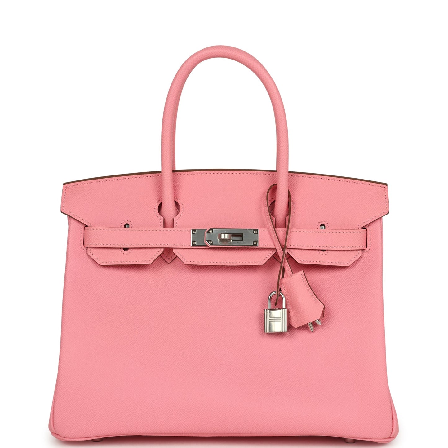 Hermes Birkin 30 Rose Confetti Epsom Palladium Hardware