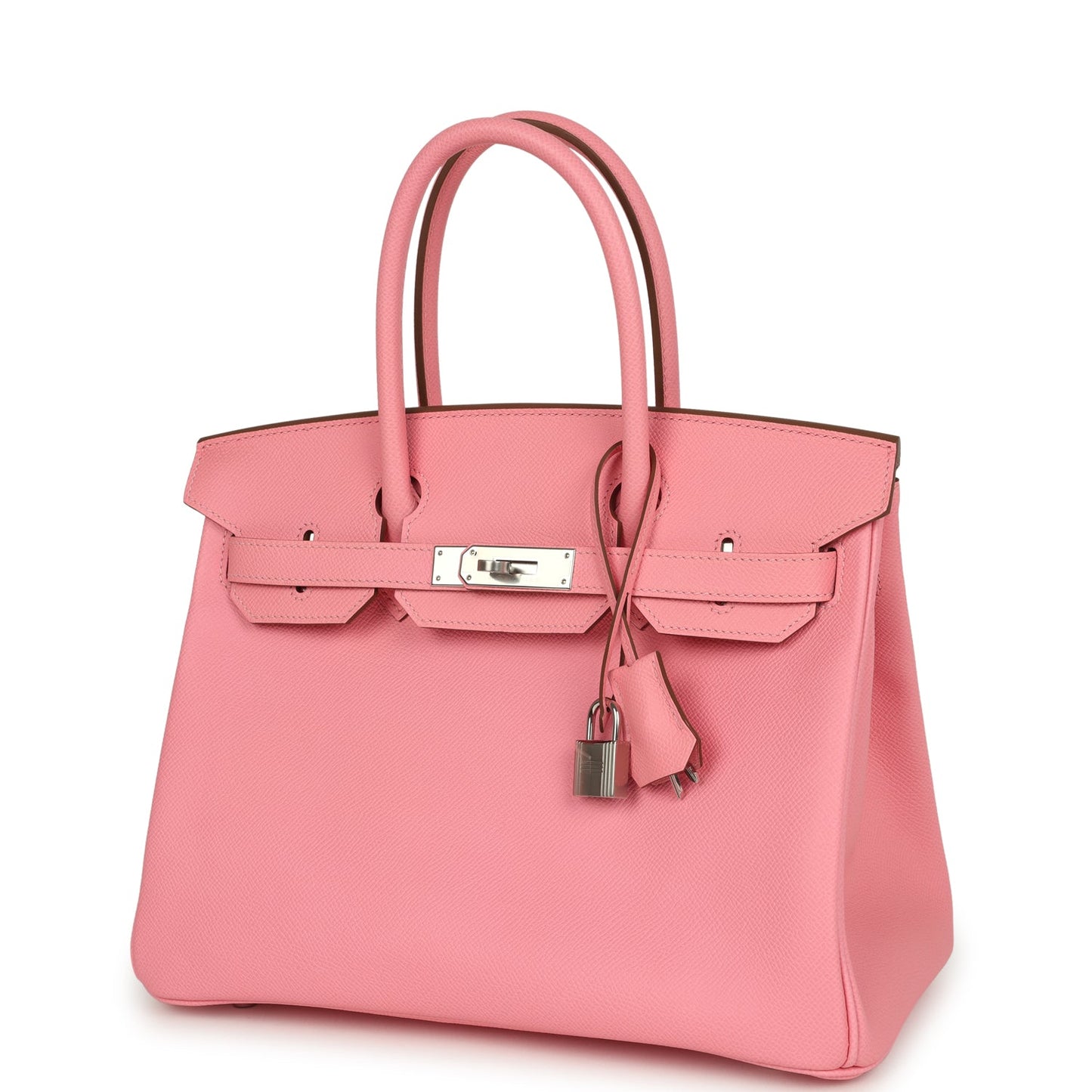 Hermes Birkin 30 Rose Confetti Epsom Palladium Hardware