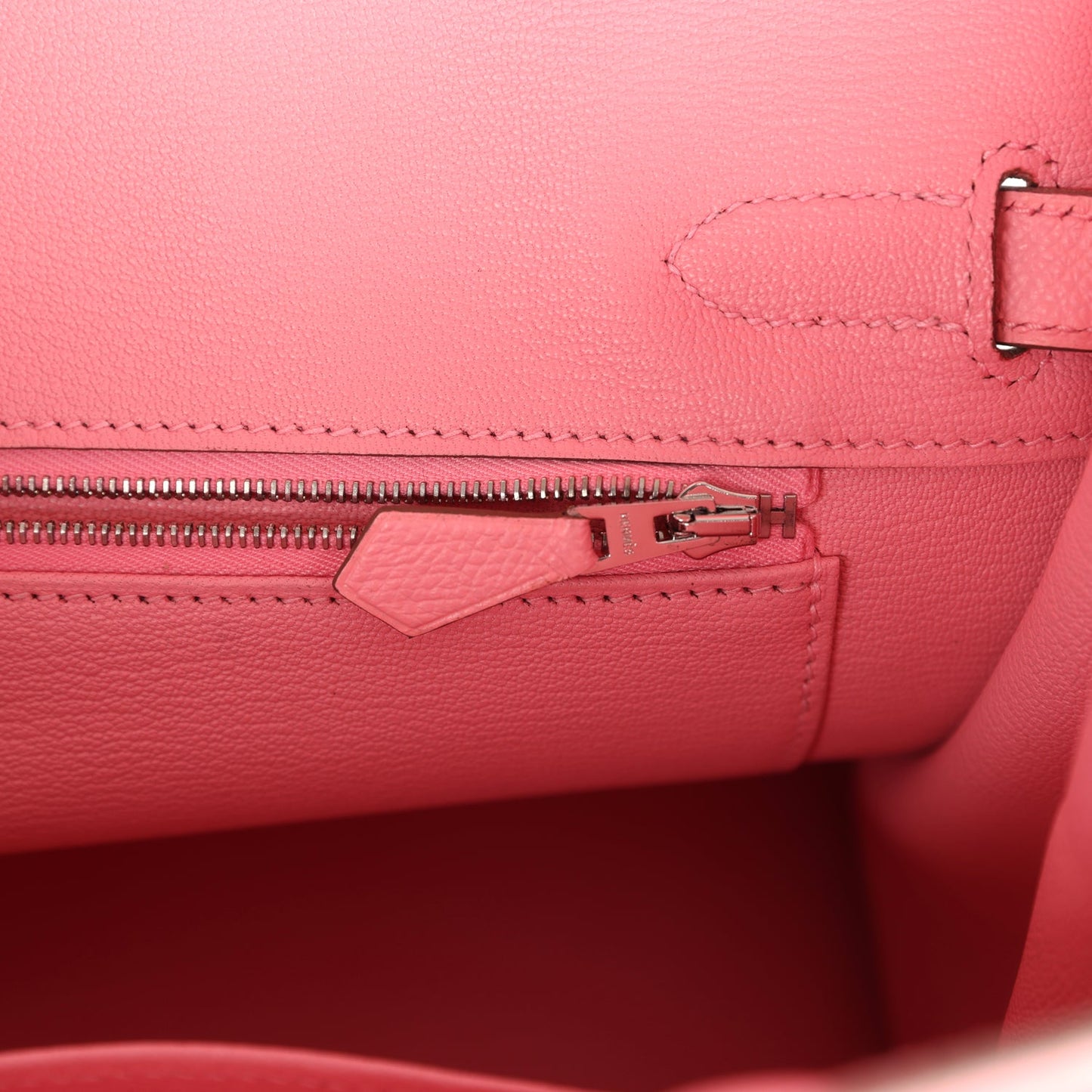 Pre-owned Hermes Birkin 30 Rose Confetti Epsom Palladium Hardware