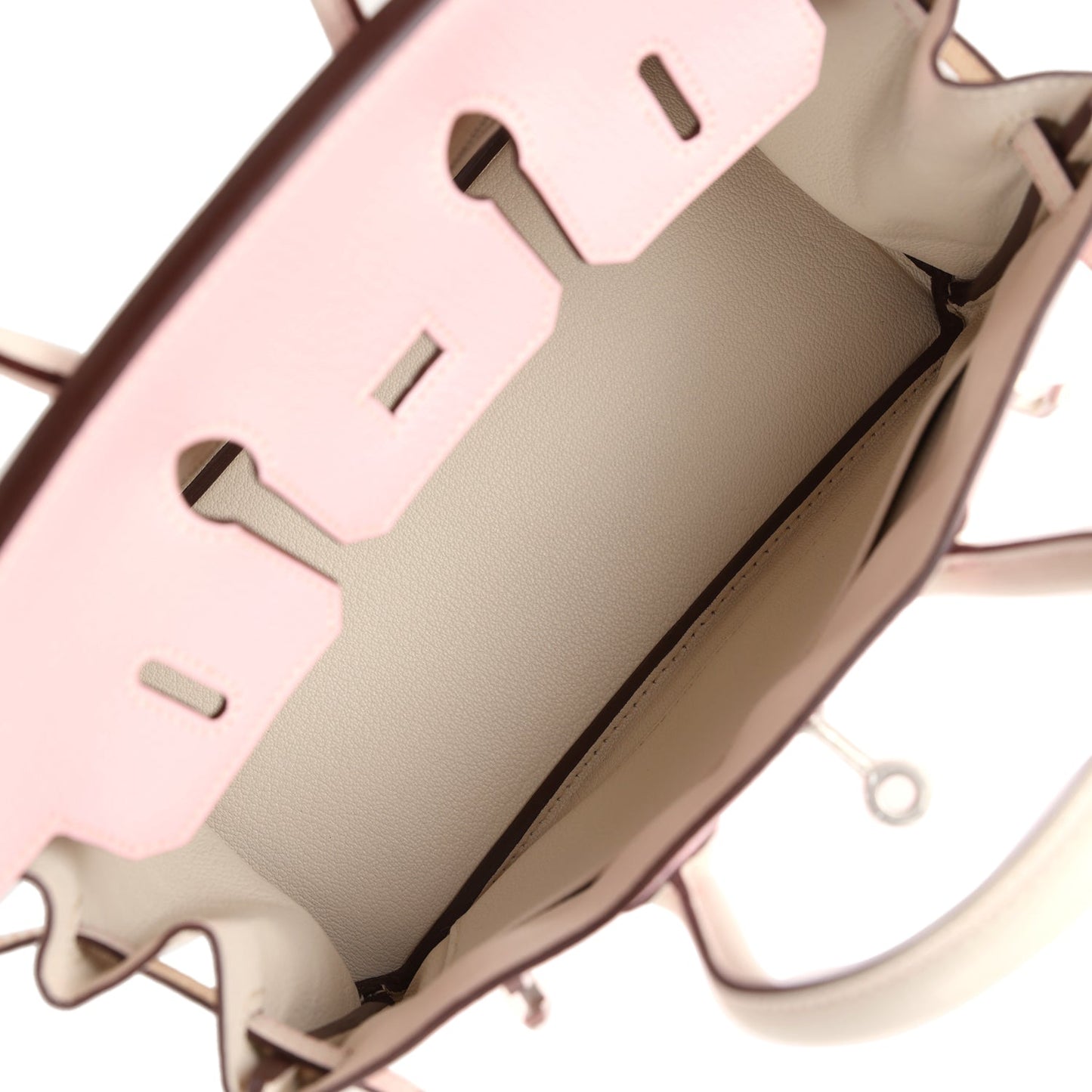 Hermes Special Order (HSS) Birkin 25 Rose Sakura and Nata Chevre Mysore Brushed Gold Hardware