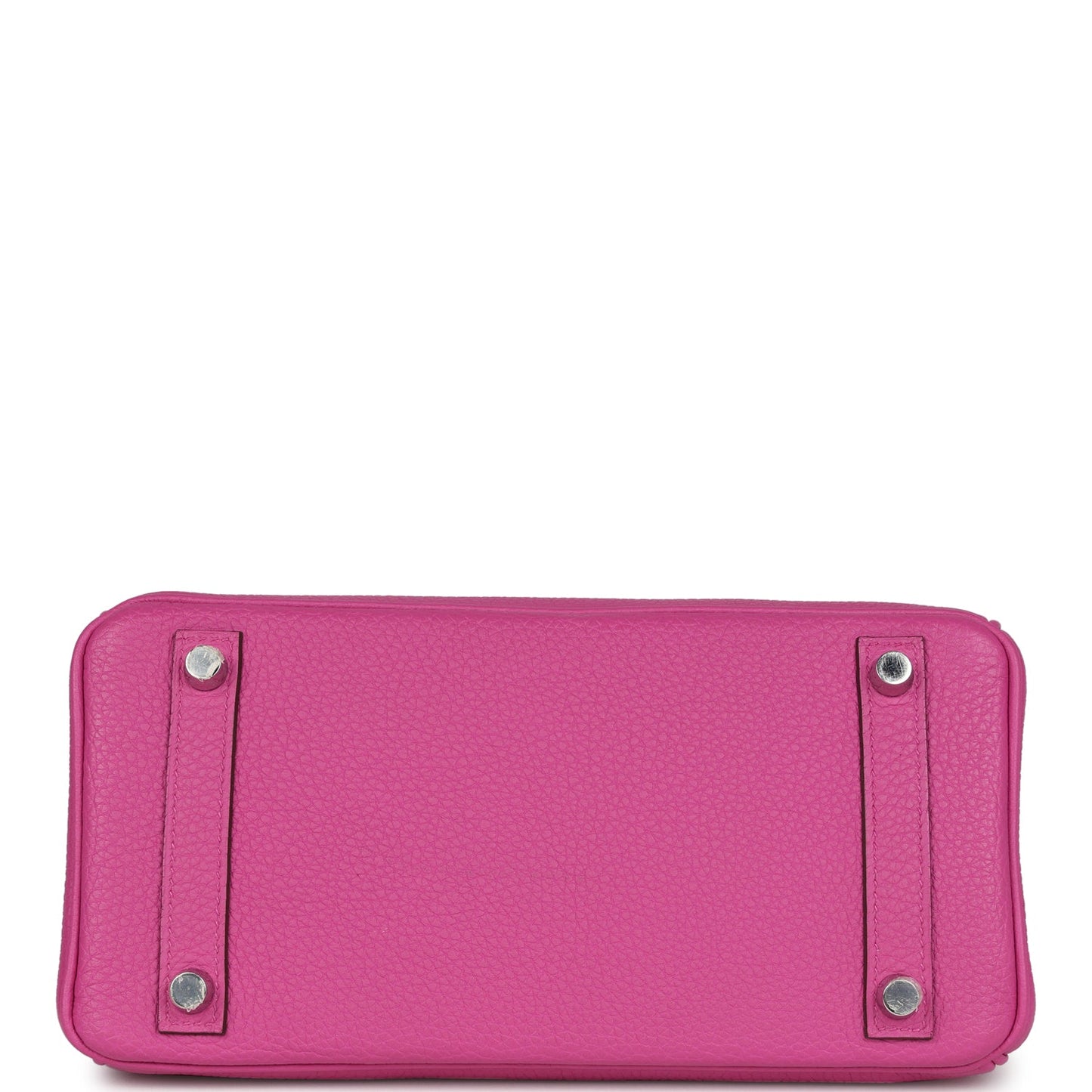 Pre-owned Hermes Birkin 25 Rose Pourpre Togo Palladium Hardware